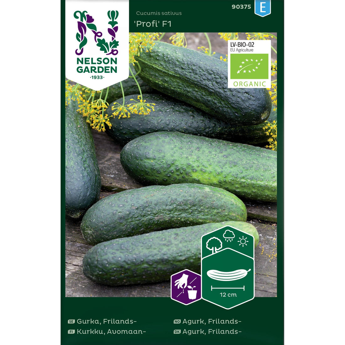 Druvgurka Profi F1 Organic