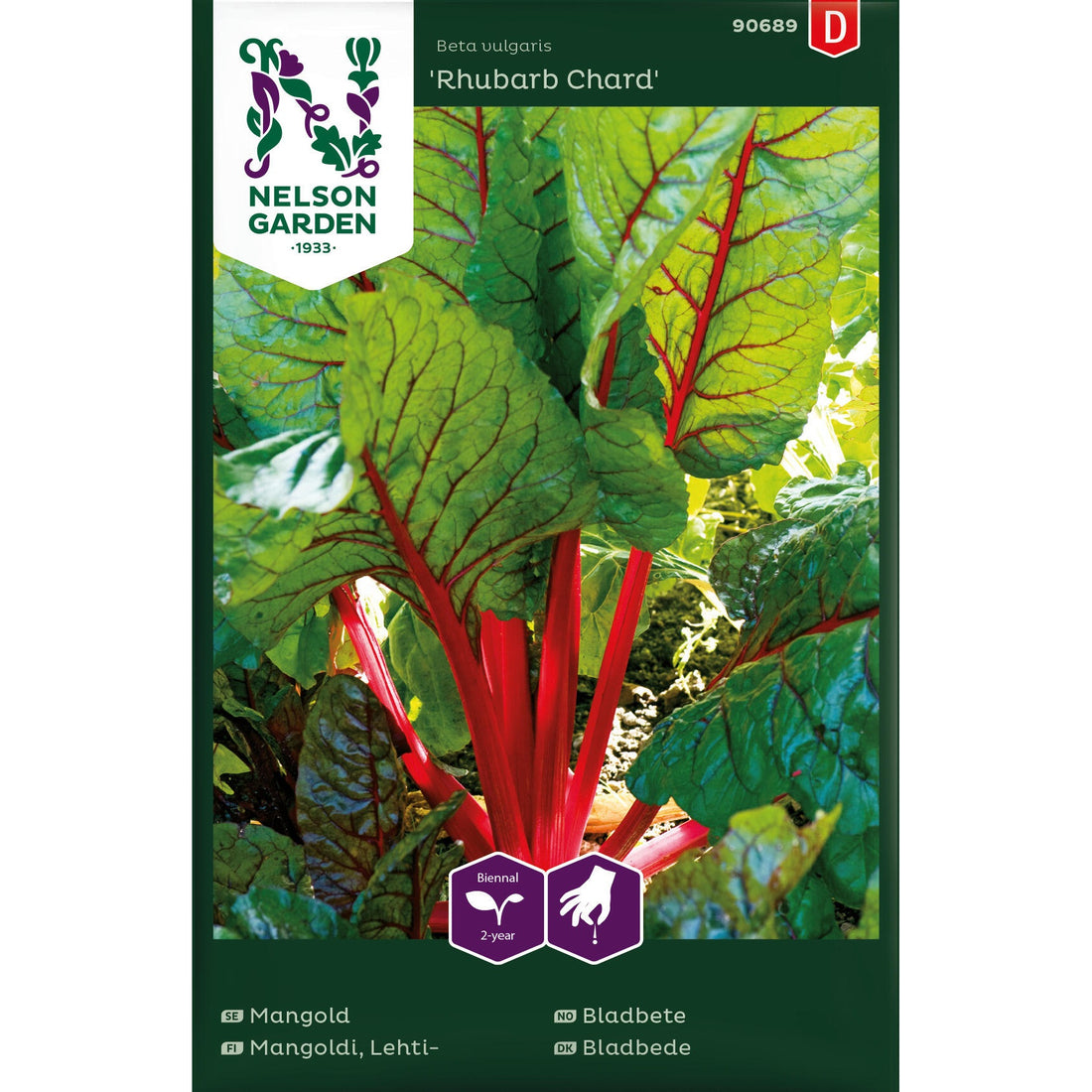 Mangold Rubarb Chard röd