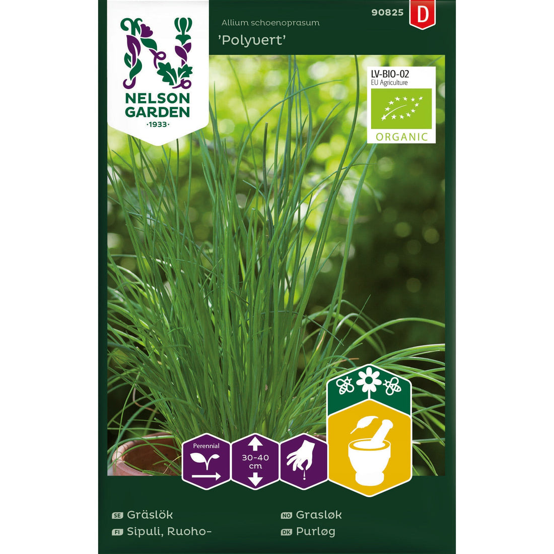 Gräslök Vanlig Polyvert Organic