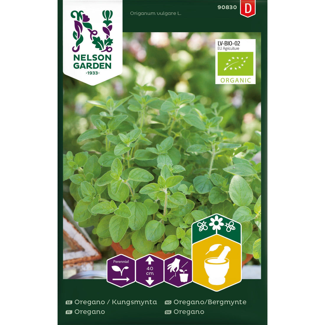 Oregano Kungsmynta Organic