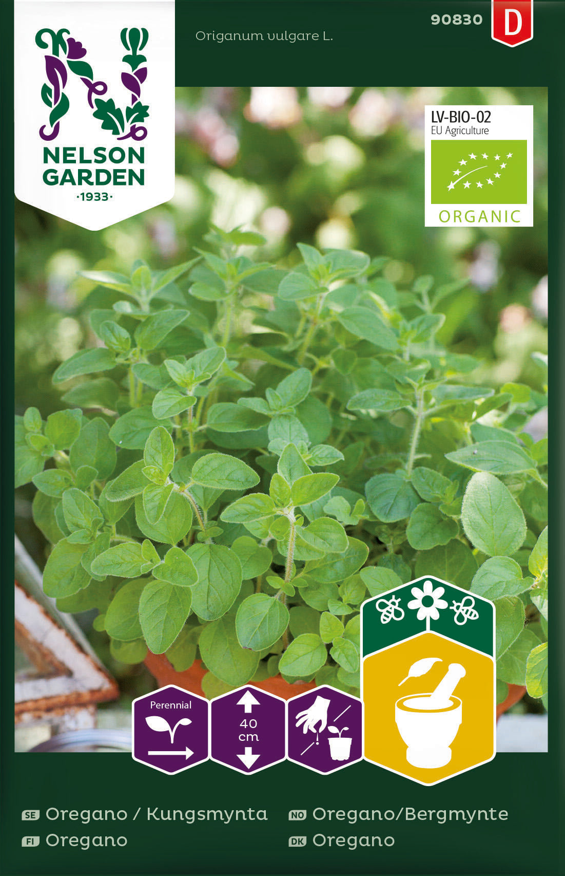 Oregano Kungsmynta Organic