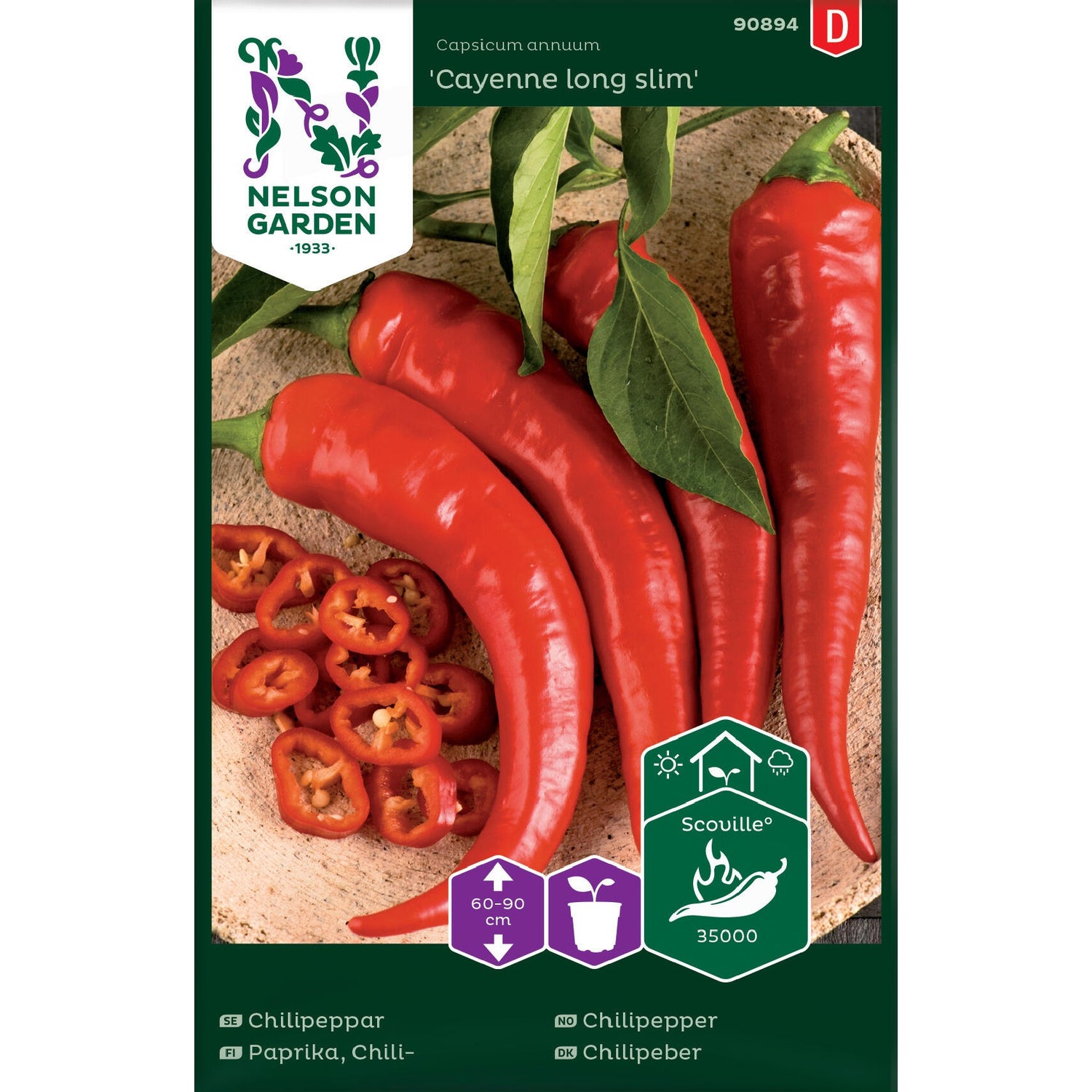 Chilipeppar Cayenne Long Slim