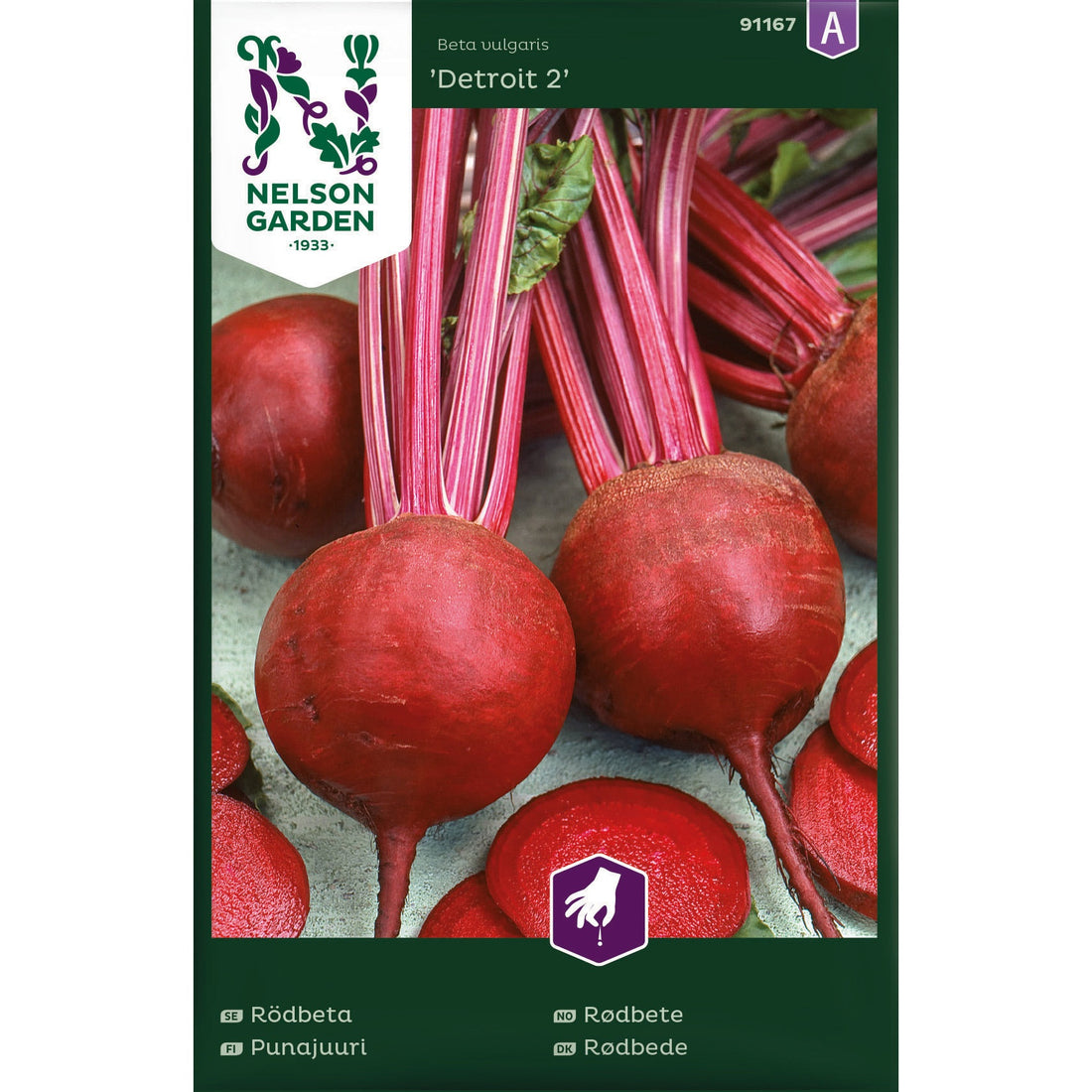 Rödbeta Detroit 2 rund