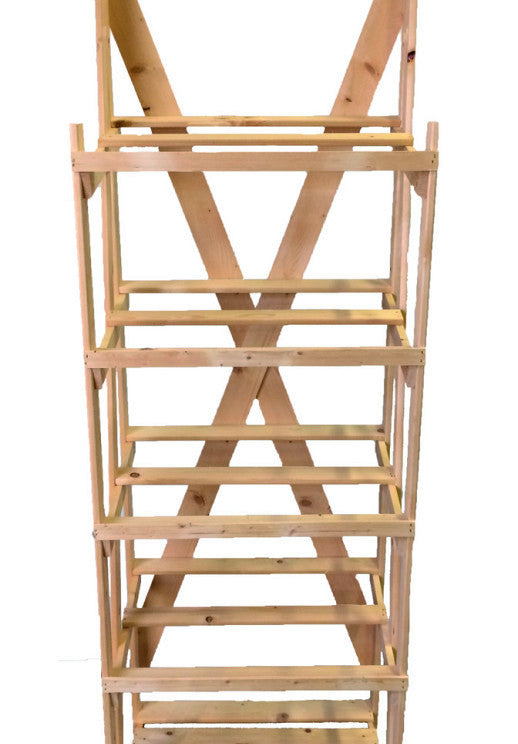 Display rack – Grå – 60 x 40 x 180 cm
