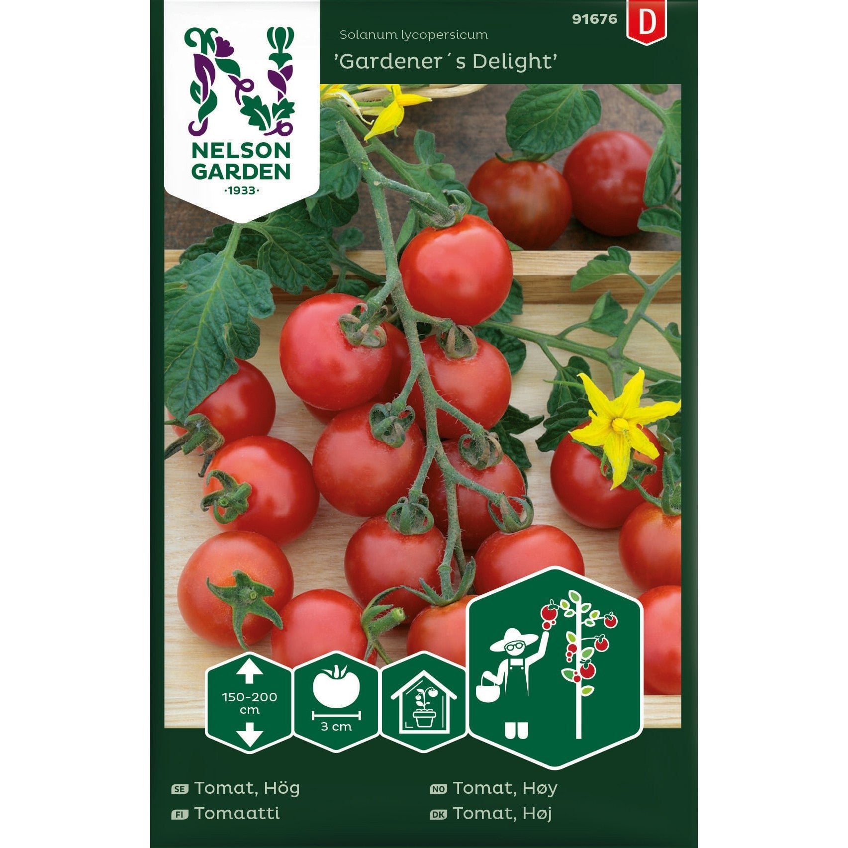 Tomat Hög- Gardener´s Delight