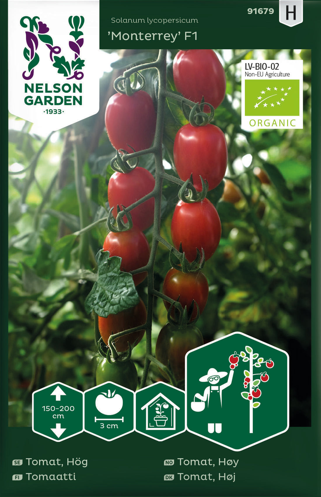 Tomat Hög Monterrey F1 Organic