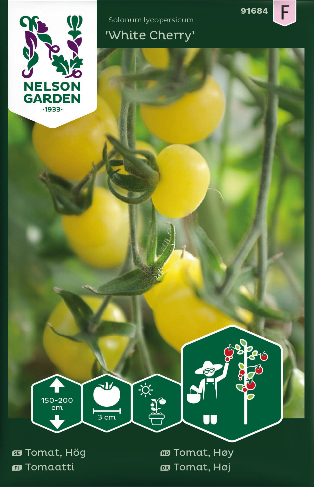 Tomat Hög White Cherry