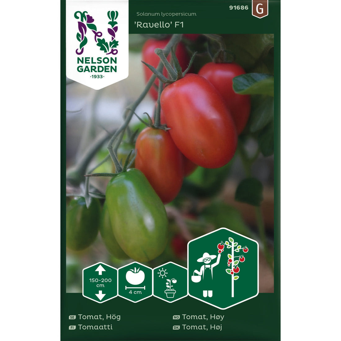 Tomat Hög Ravello F1