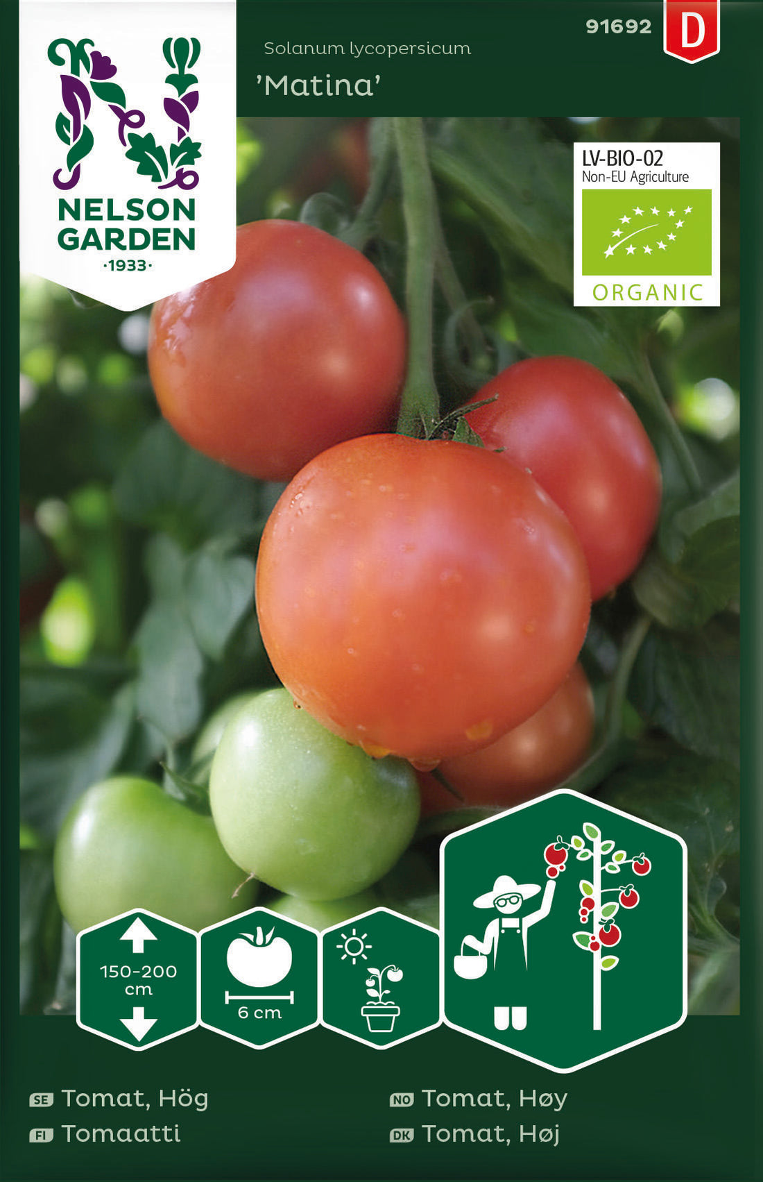 Tomat Hög Matina Organic