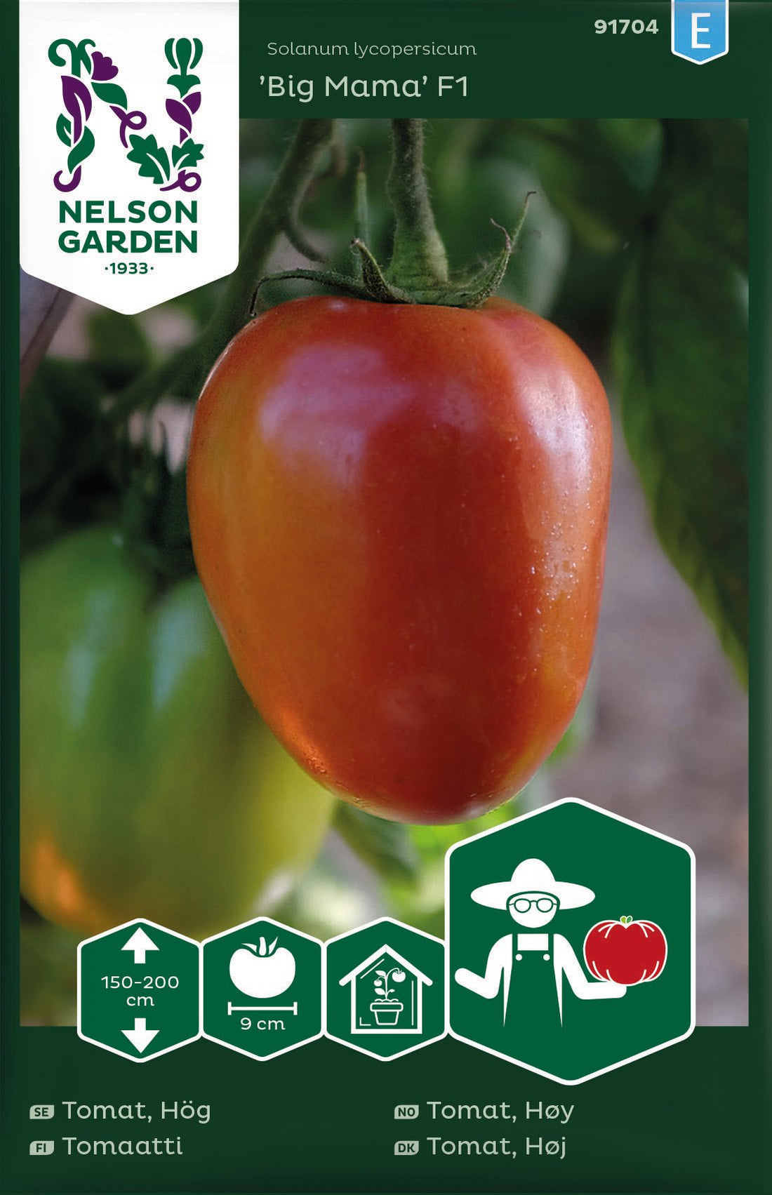 Tomat Hög Big Mama F1