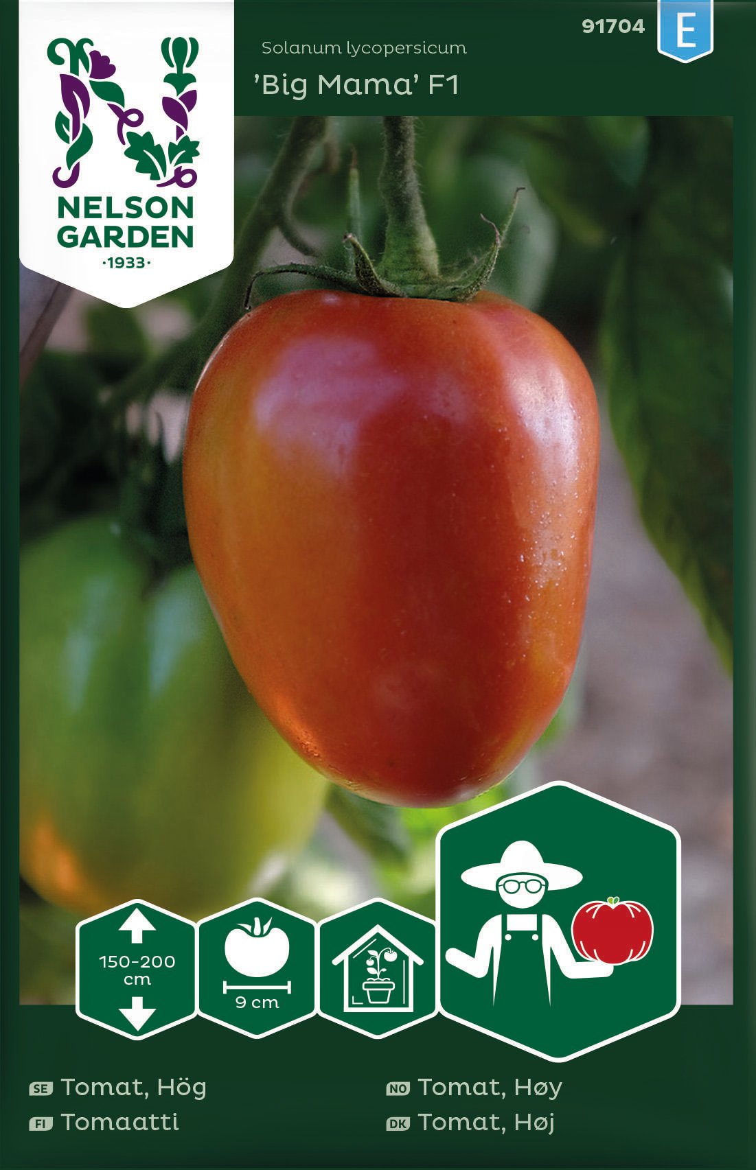Tomat Hög Big Mama F1