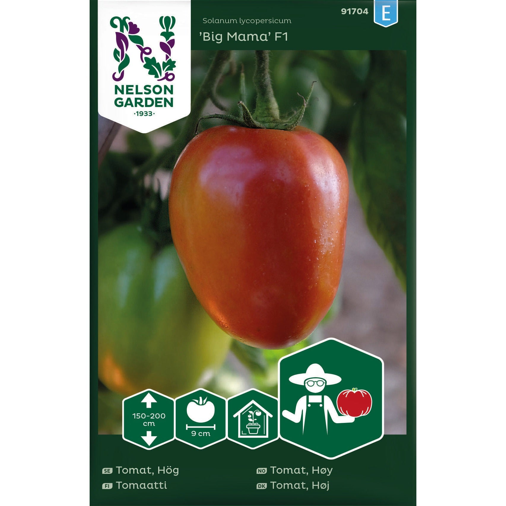 Tomat Hög Big Mama F1