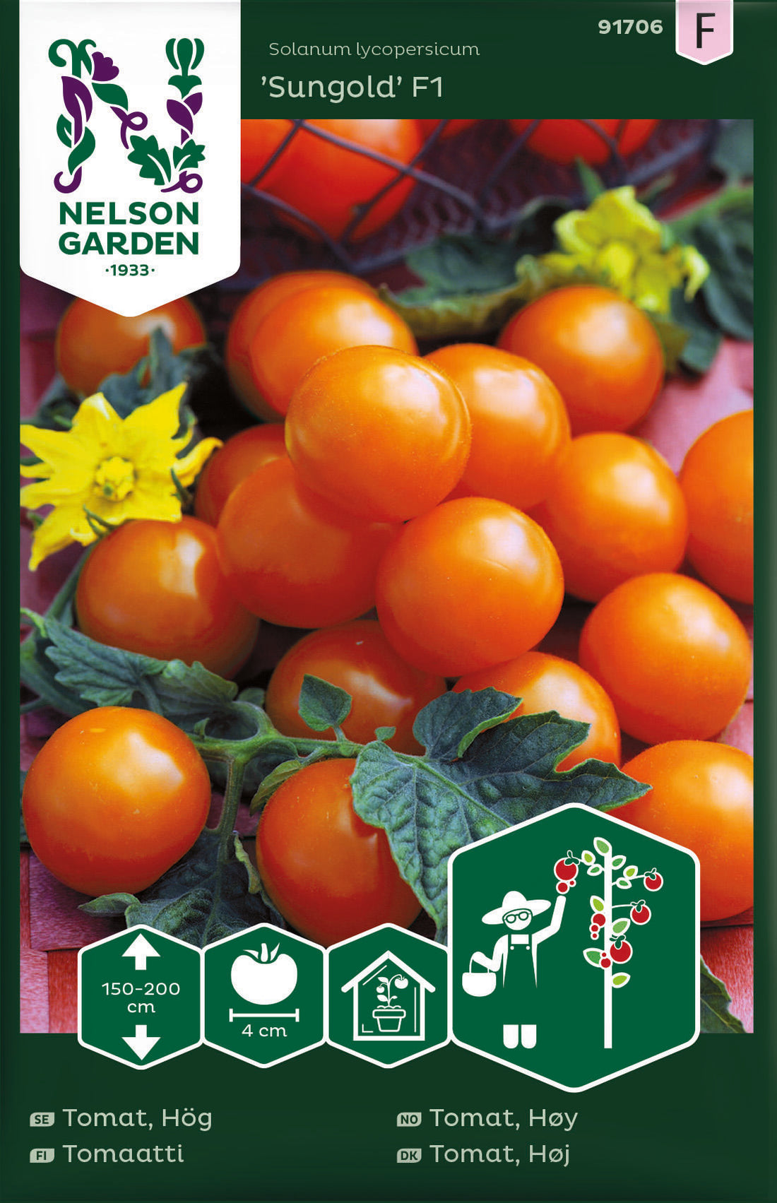 Tomat Hög- Sungold F1
