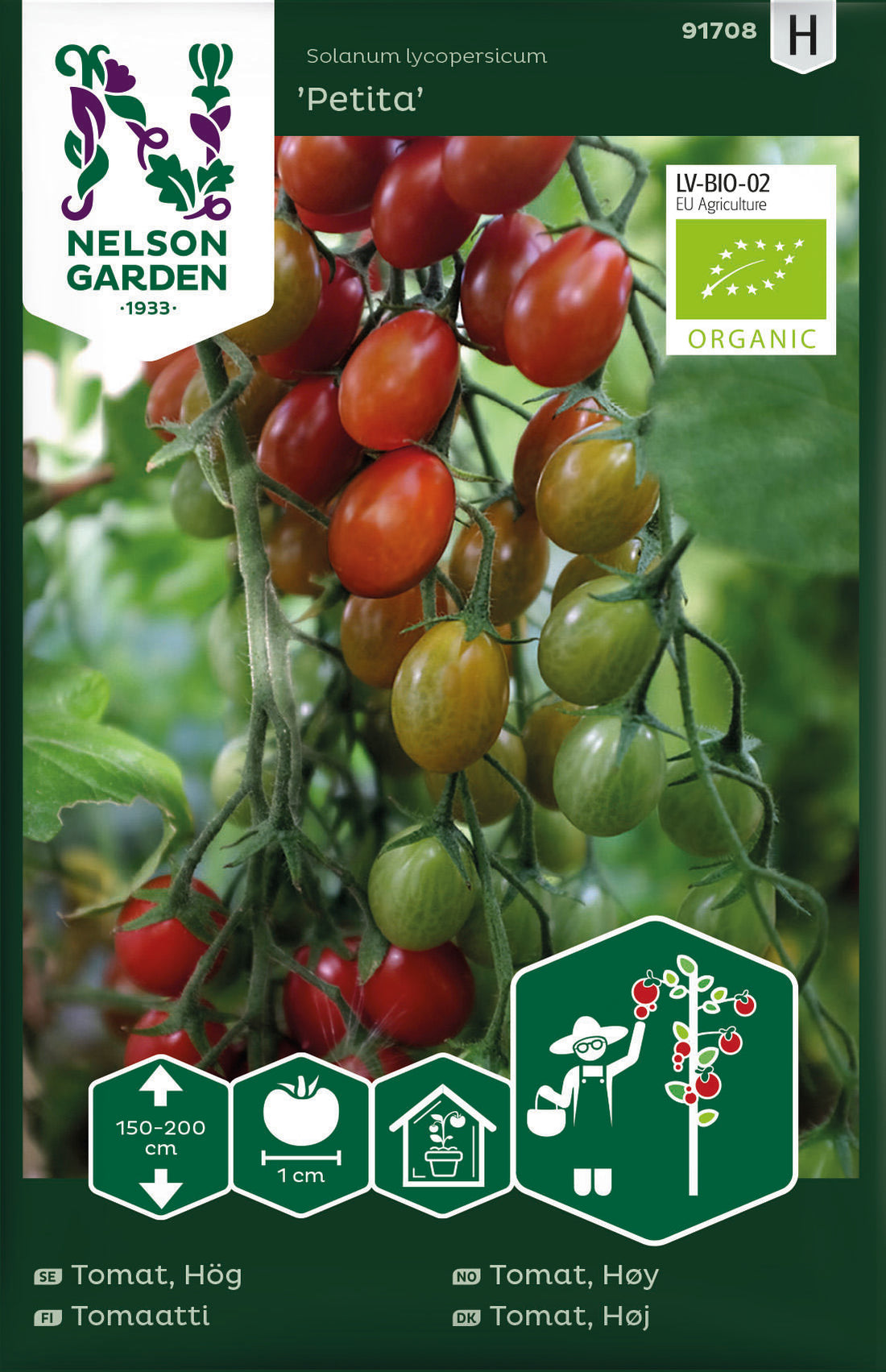 Tomat Hög Petita Organic