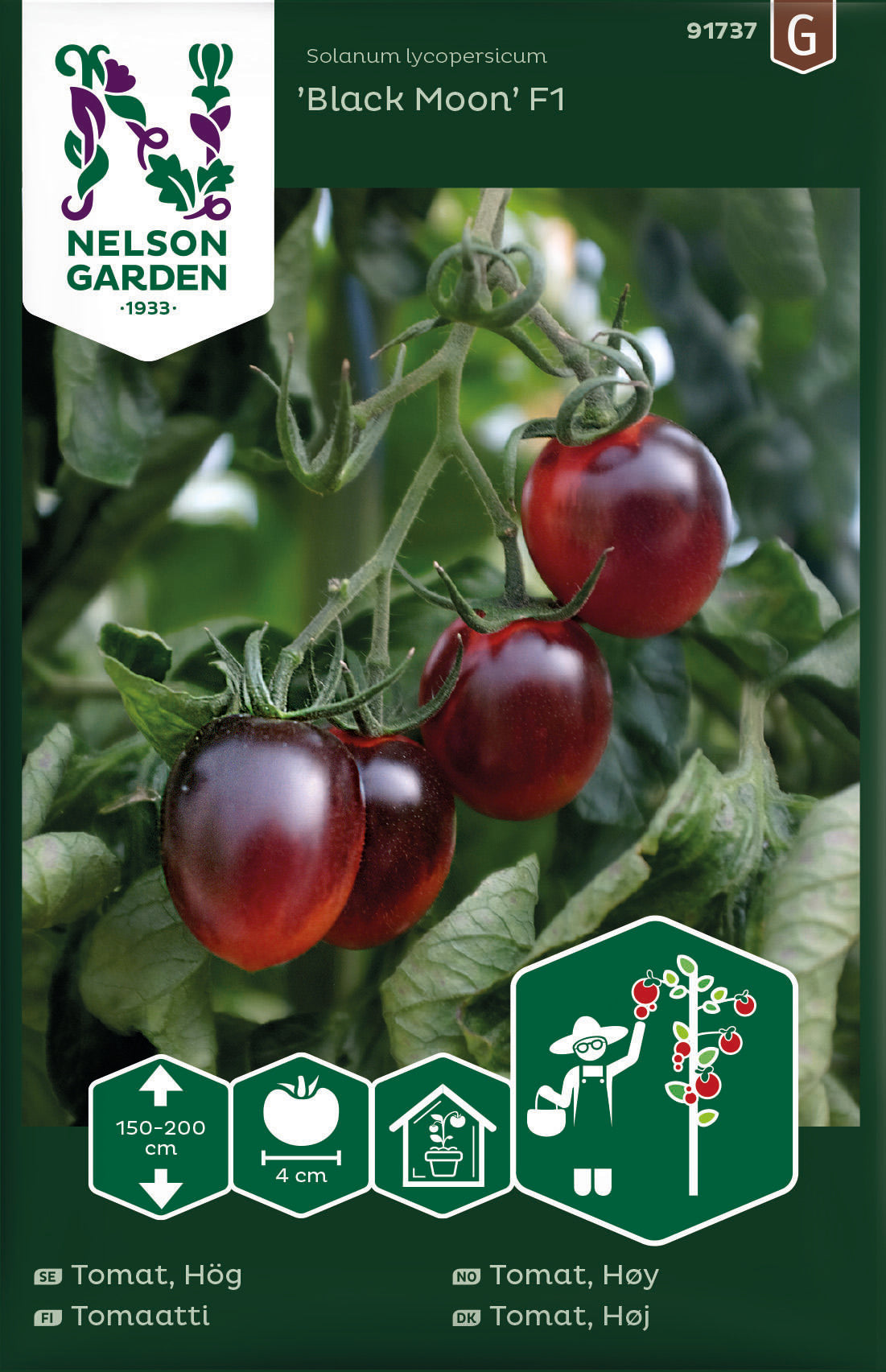 Körsbärstomat Black Moon F1