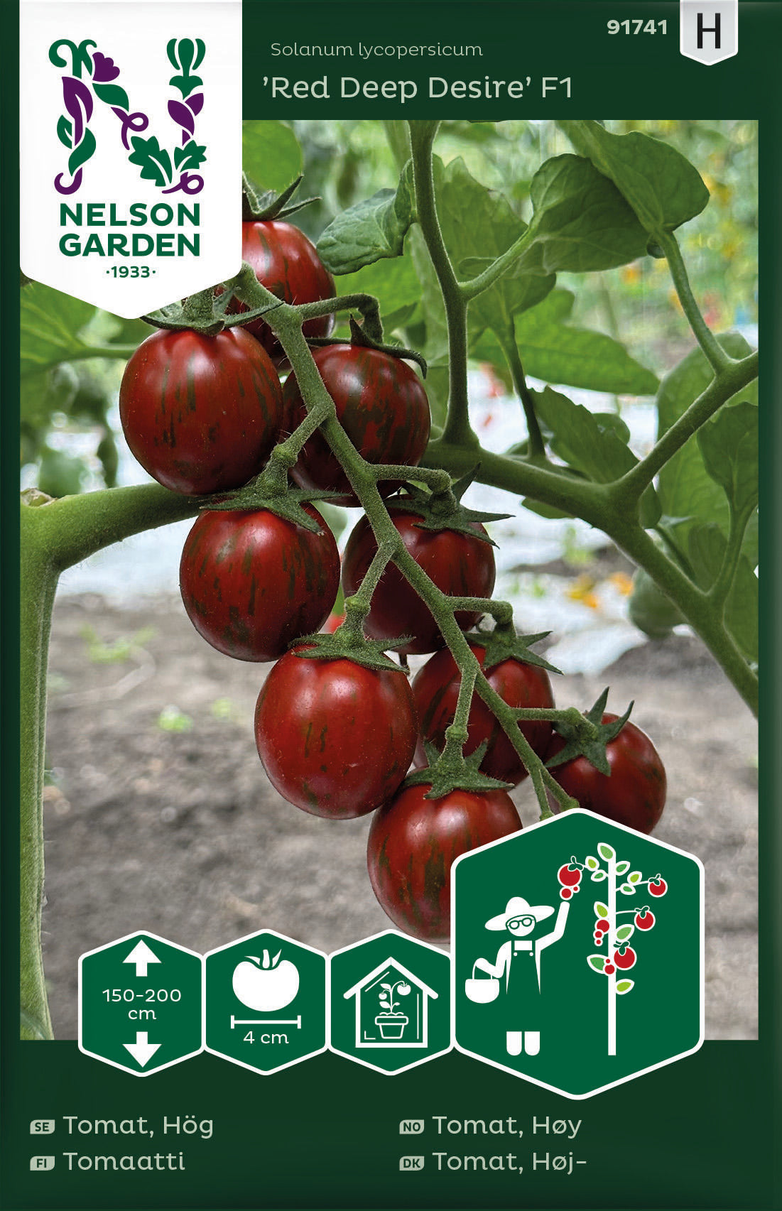 Körsbärstomat Deep Red Desire F1