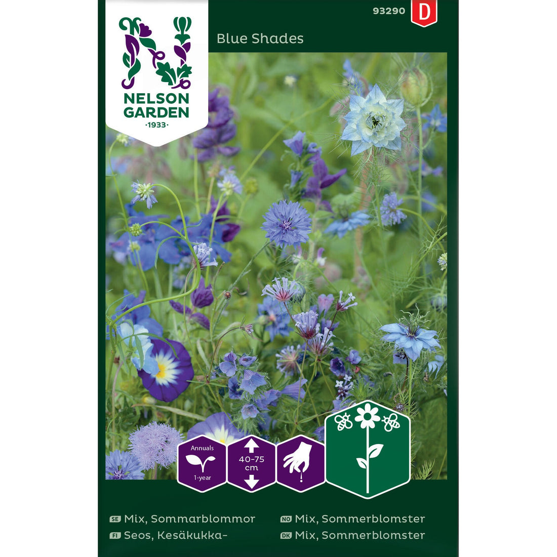 Mix Sommarblommor blå