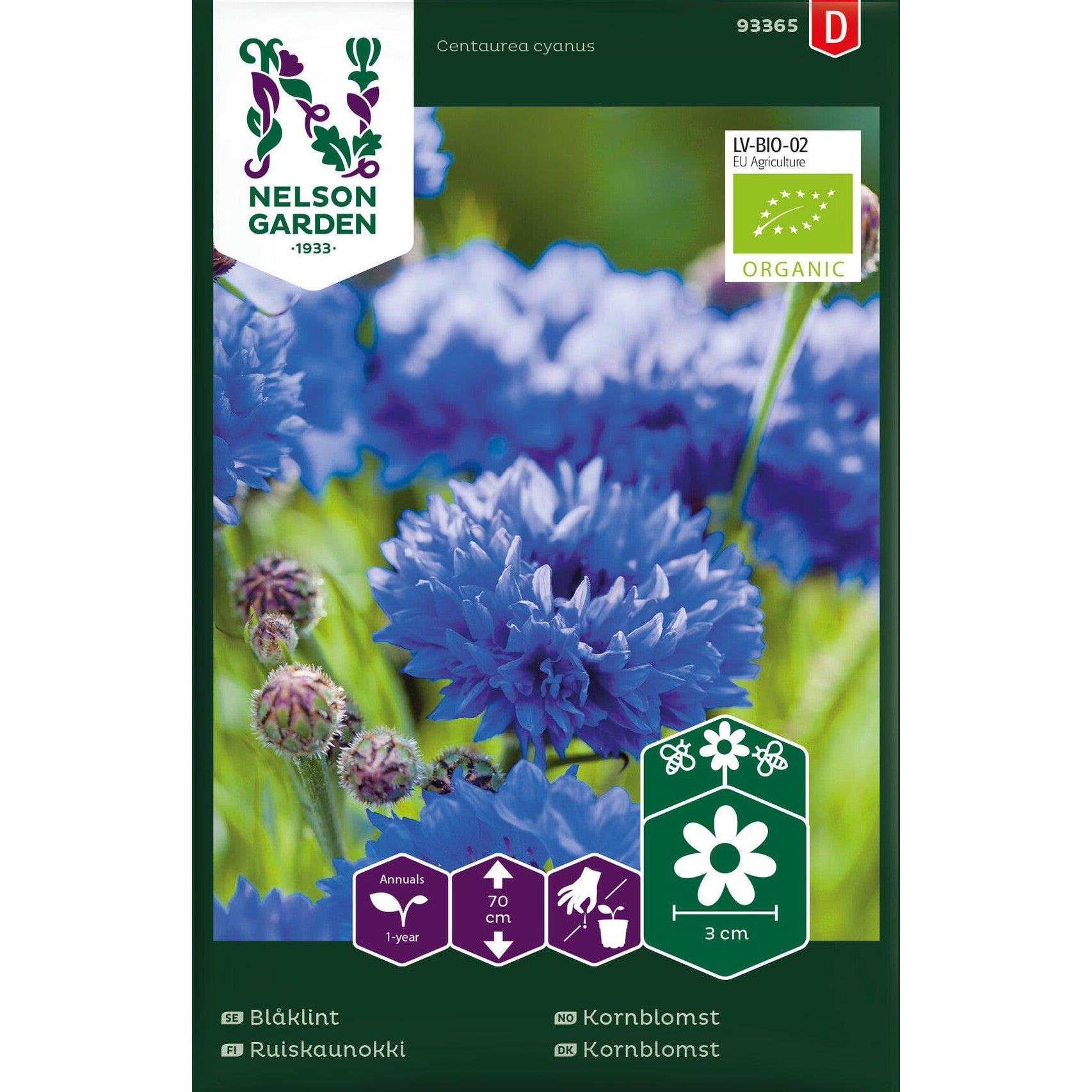 Blåklint hög Organic