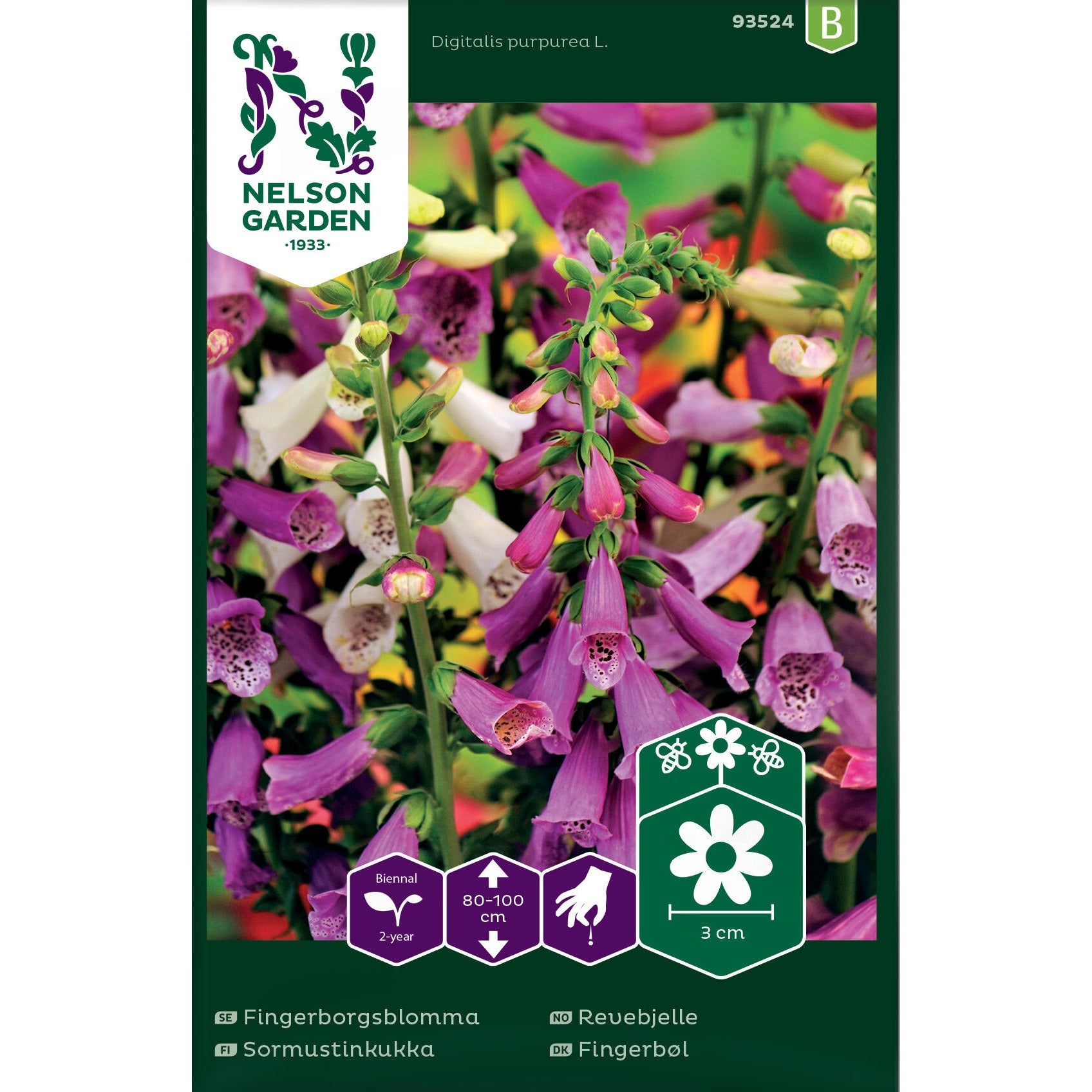 Fingerborgsblomma bl färger