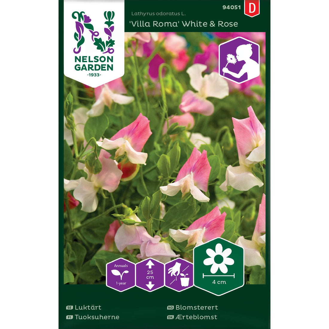 Luktärt, Villa Roma White &amp; Rose