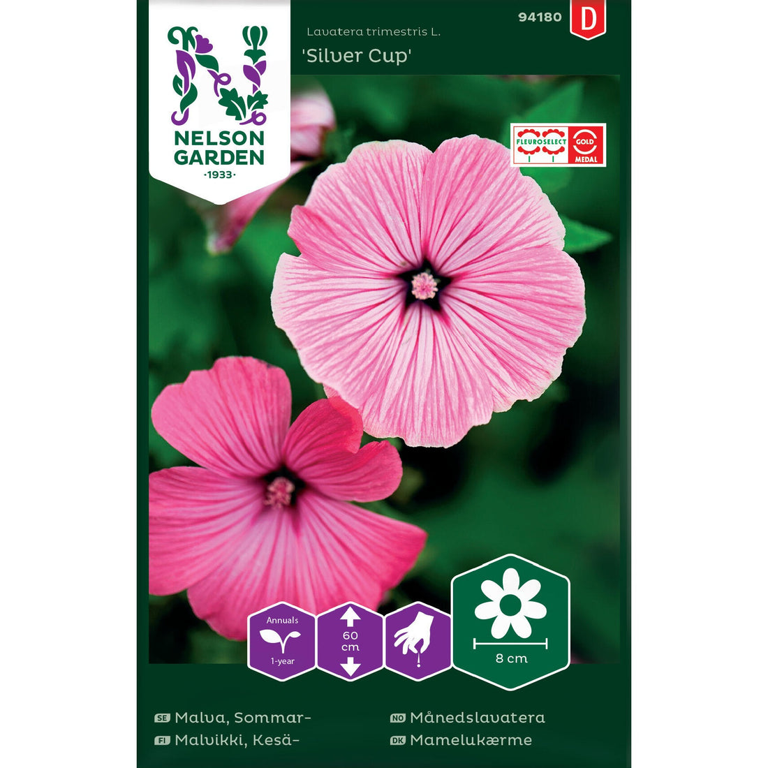 Malva Sommar- Silver Cup rosa