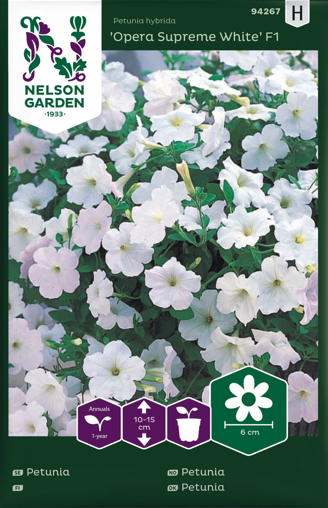 Petunia Opera Supreme White F1
