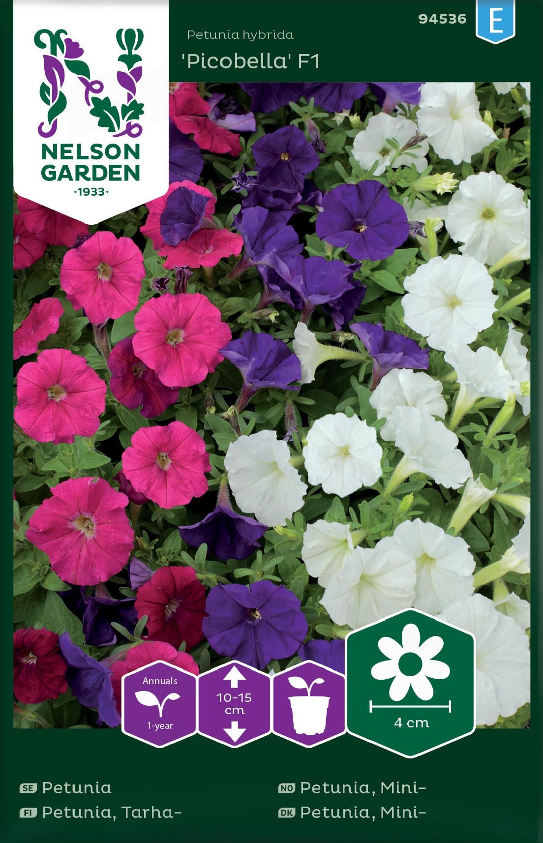 Petunia Picobella F1 mini bl färger