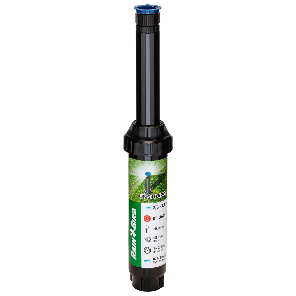 Rain Bird UNS10APG – Kompakt pop-up spridare med 3,1 m räckvidd