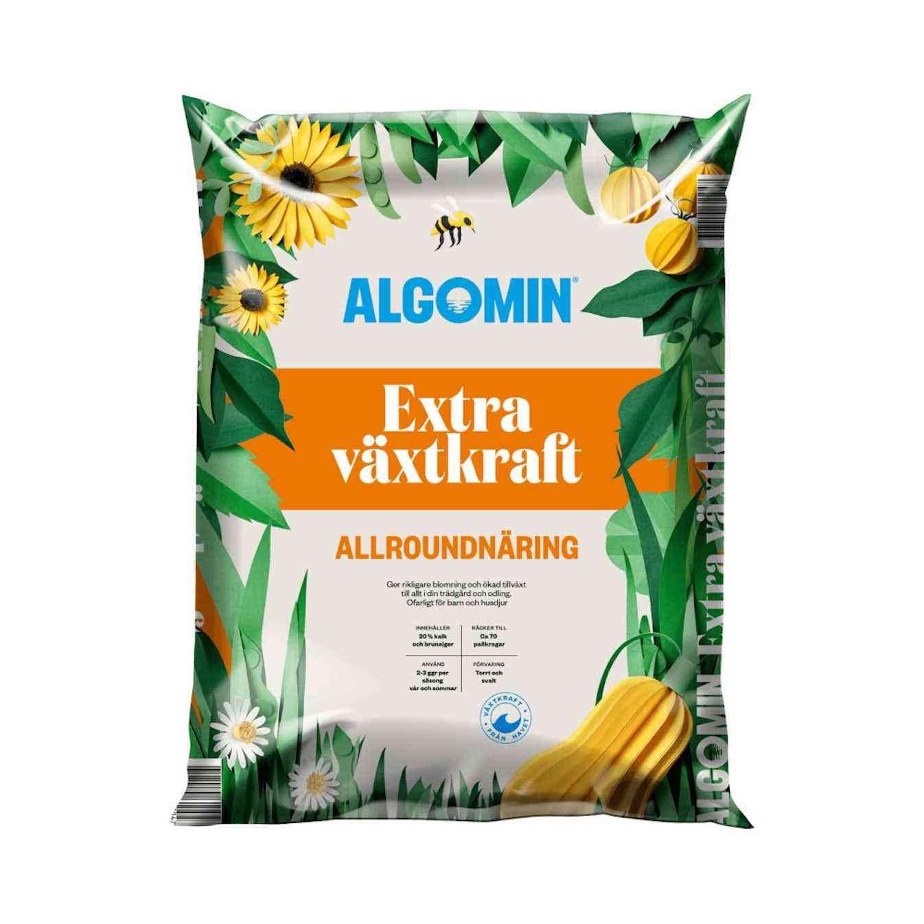 Köp ALGOMIN EXTRA VÄXTKRAFT 7 KG ALGOMIN Gödsel