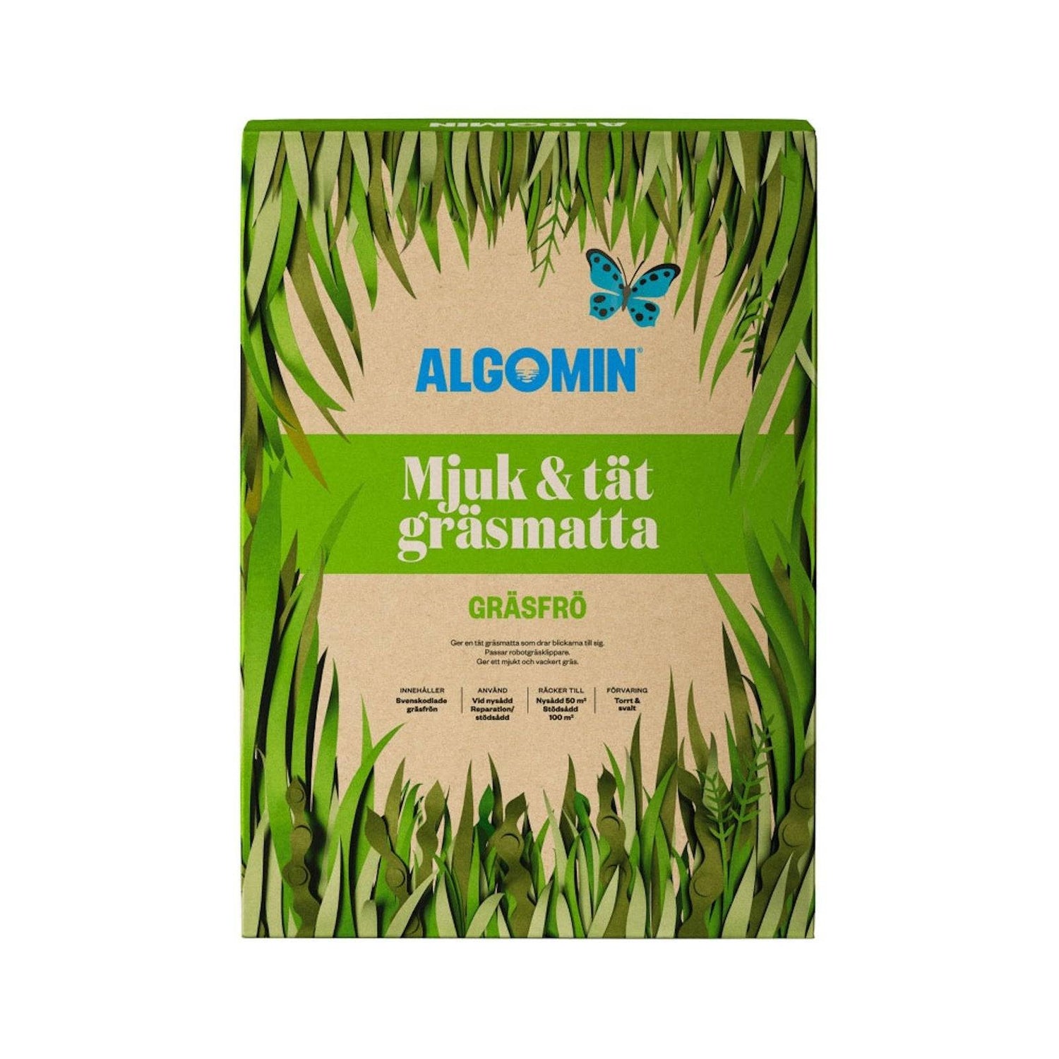 Köp ALGOMIN GRÄSFRÖ MJUK &amp; TÄT 5 KG ALGOMIN gräsfrö