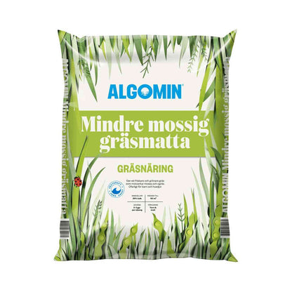 Köp ALGOMIN MINDRE MOSSIG GRÄSMATTA 13 KG ALGOMIN Gödsel