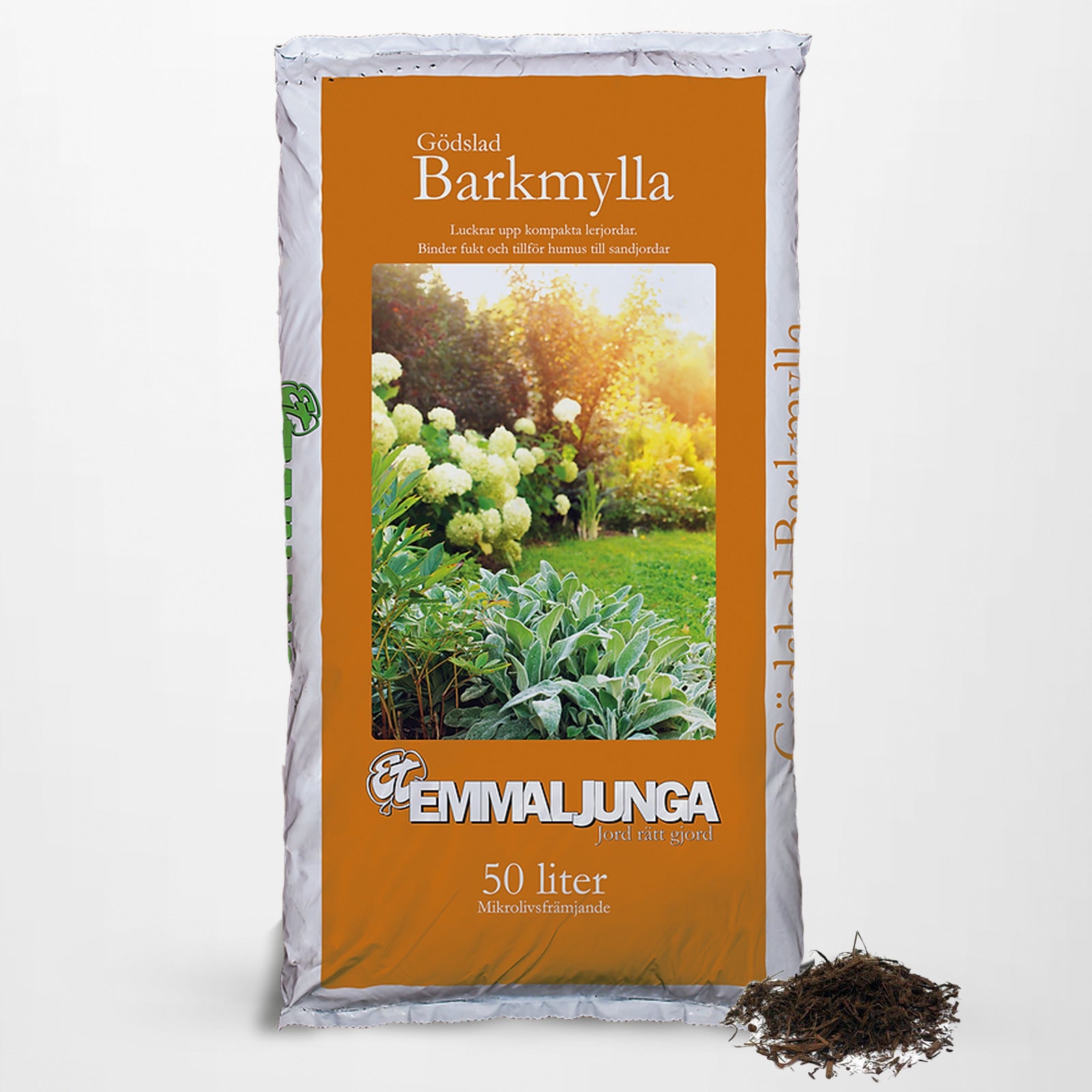 Emmaljunga Gödslad Barkmylla 50L - Helpall 39st