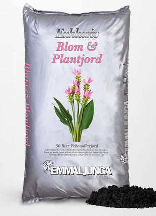 Emmaljunga Exklusiv Blom och Plantjord 50L - Helpall 39st - Fraktfri