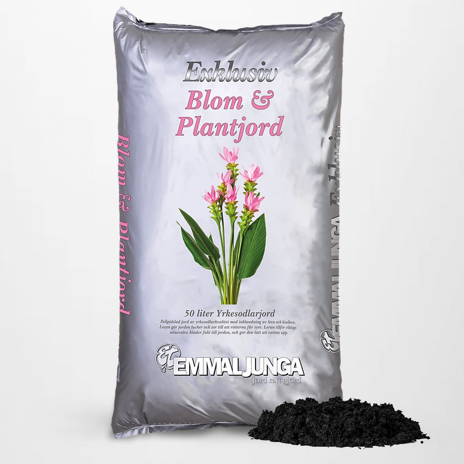 Emmaljunga Exklusiv Blom och Plantjord 50L - Helpall 39st