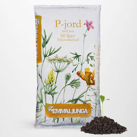 Emmaljunga P-Soil with Clay 50L - Fuld palle 39stk - Gratis fragt