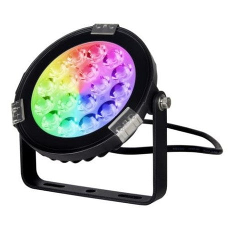 Färgväxlande LED-strålkastare 9W 12V med WiFi och RGB