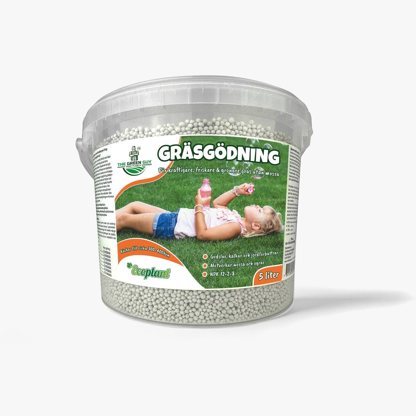 Köp Gräsgödning - 6kg - Fri frakt Ecoplant Sweden AB Gödsel