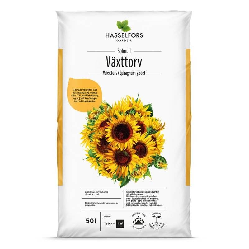 Köp Hasselfors solmull gödslad, 150 liter, 21st, Helpall - Fraktfritt Hasselfors Garden Torv