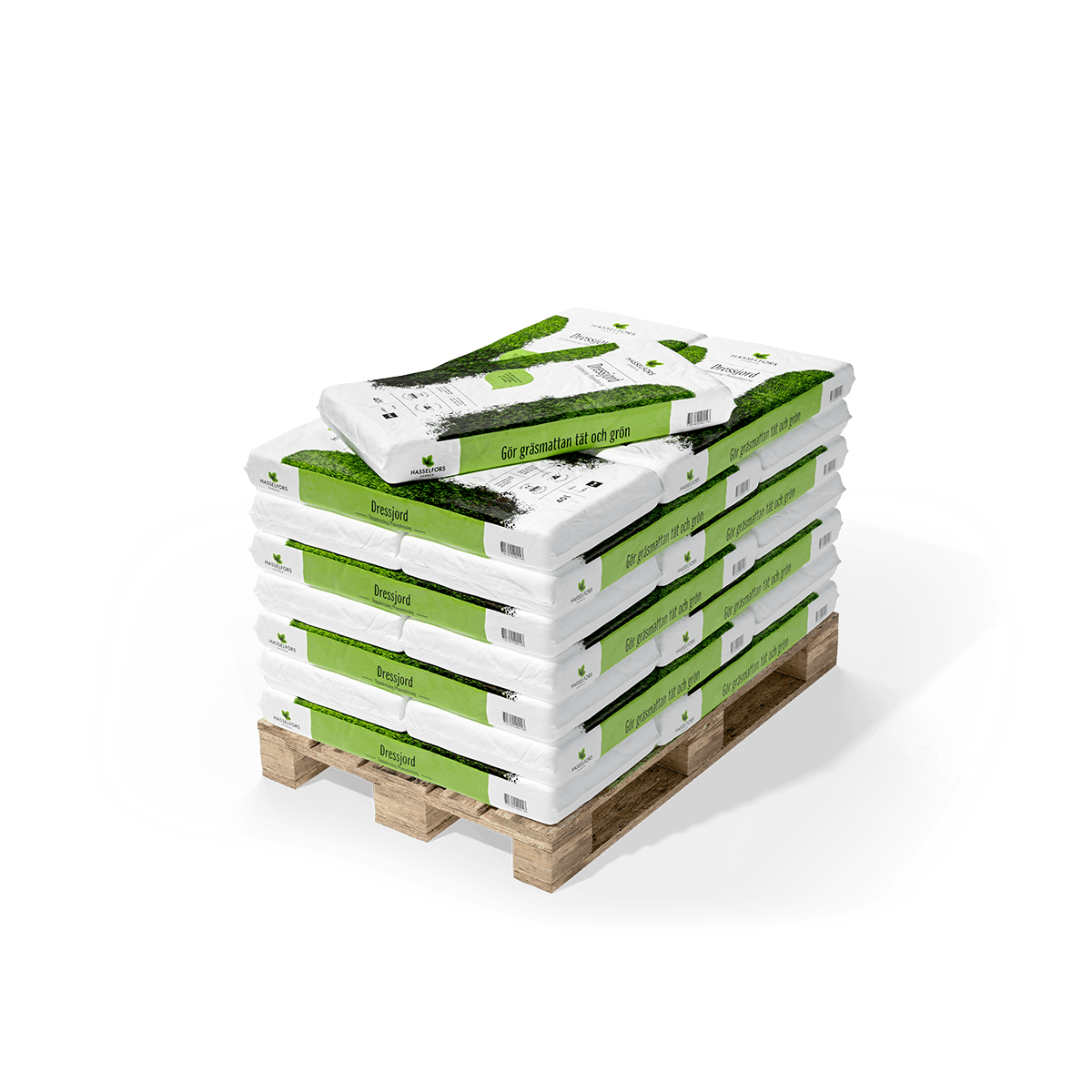 Hasselfors dressjord, 40 liter, 24st, 960 liter, Halvpall