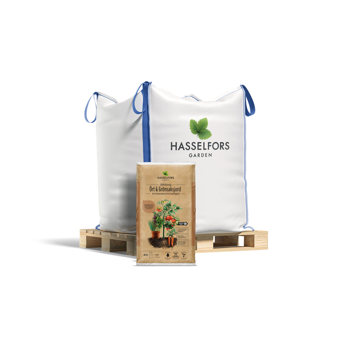 Hasselfors Grönsaksjord, 1500 liter, Storsäck