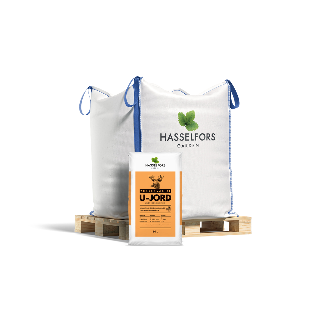 Hasselfors U-jord, 1500 liter, Storsäck