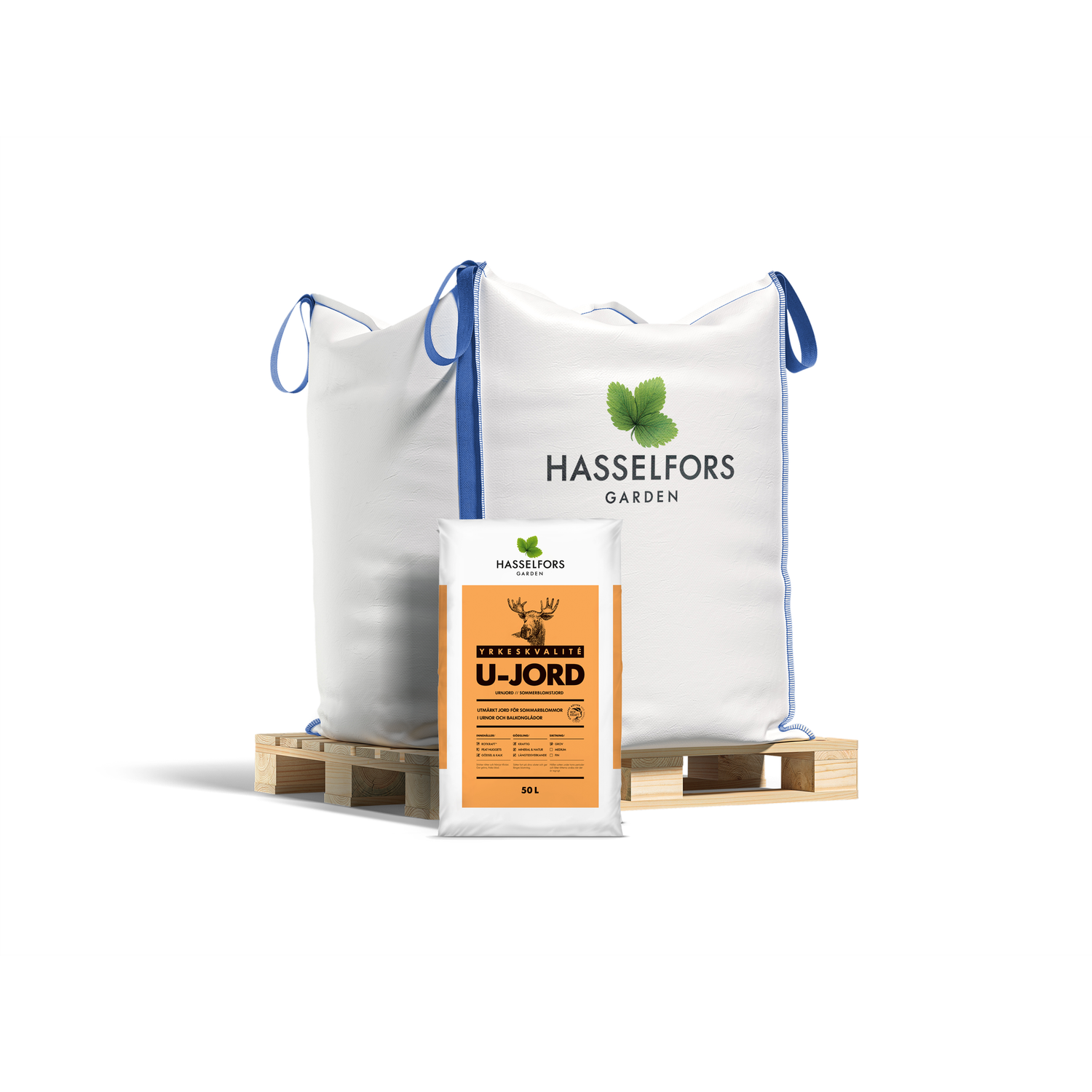 Hasselfors U-jord, 1500 liter, Storsäck