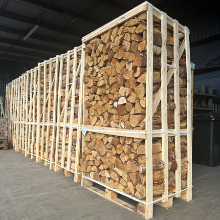 Brennholz 1,8 Kubikmeter, gestapelt. Getrocknetes Birkenholz - Kostenlose Lieferung nach Hause in ganz Schweden