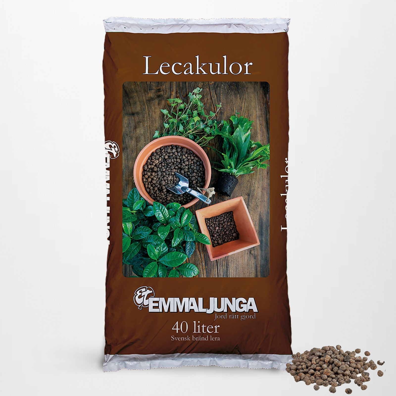 Emmaljunga Lecakulor 40L - Helpall 30st