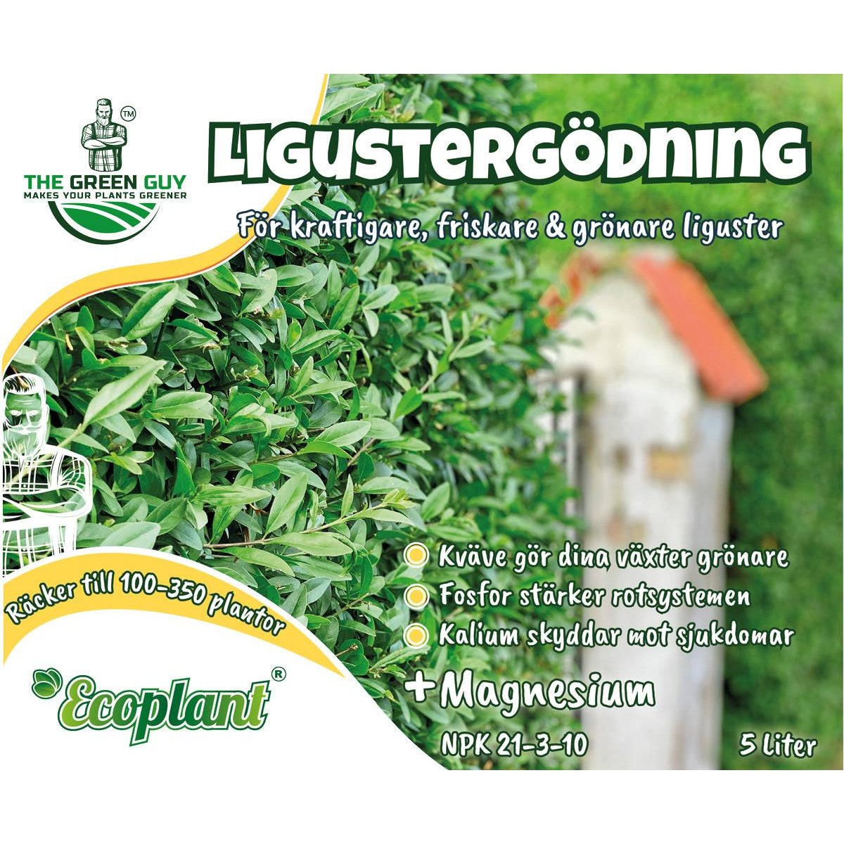Köp Ligustergödning - 6kg - Fri frakt Ecoplant Sweden AB Gödsel
