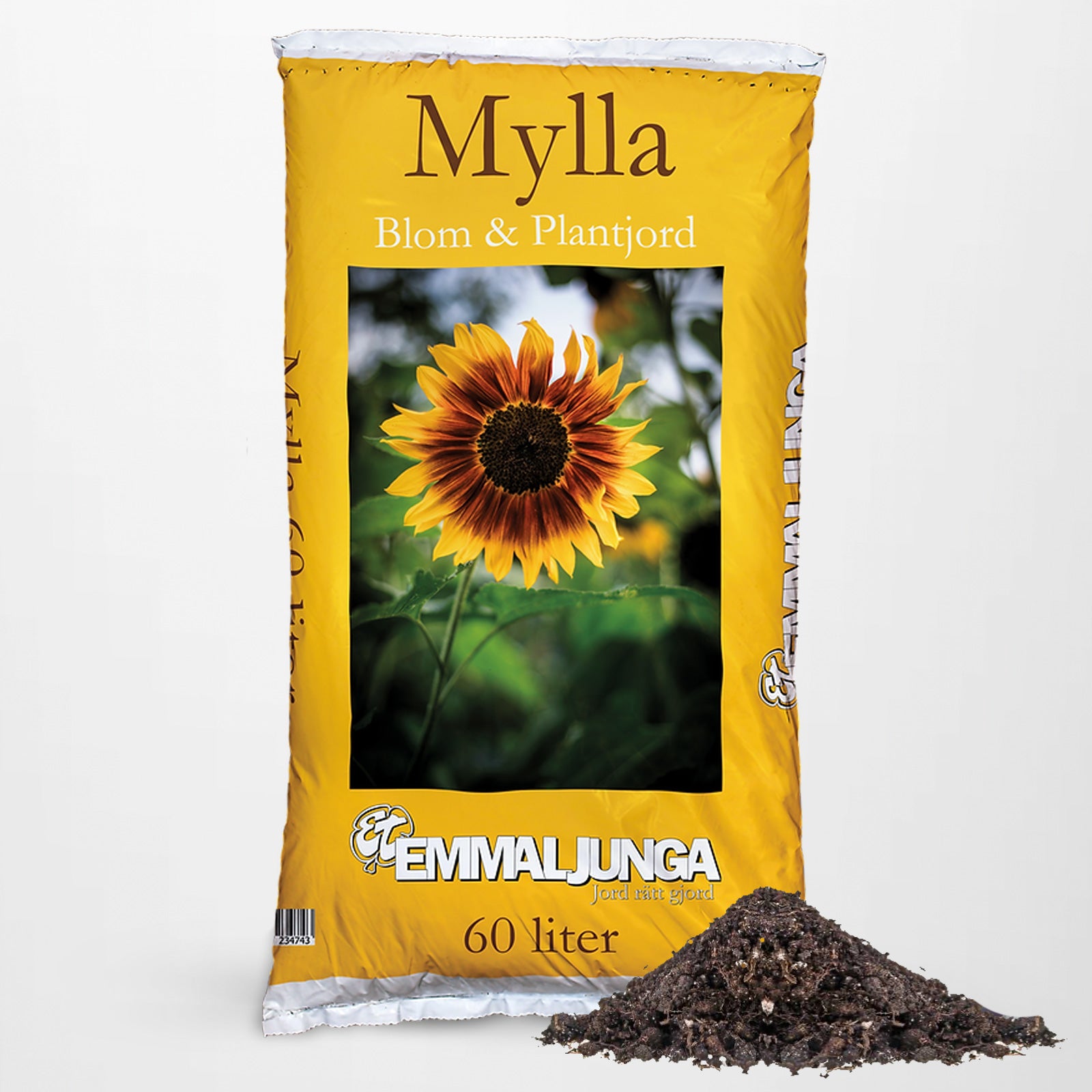 Emmaljunga Mylla Plantjord 60L - Helpall 39st