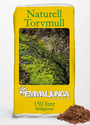 Emmaljunga Naturell Torvmull 150L - Helpall 24st - Fraktfri