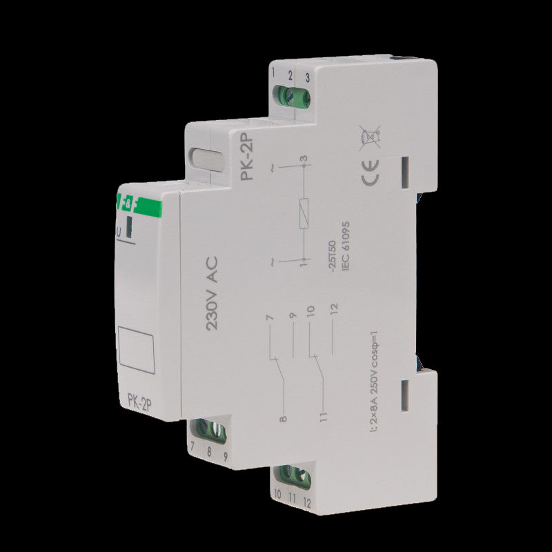 Pumprelä 24V-230V Elektromagnetiskt Relä för TH-35-skena