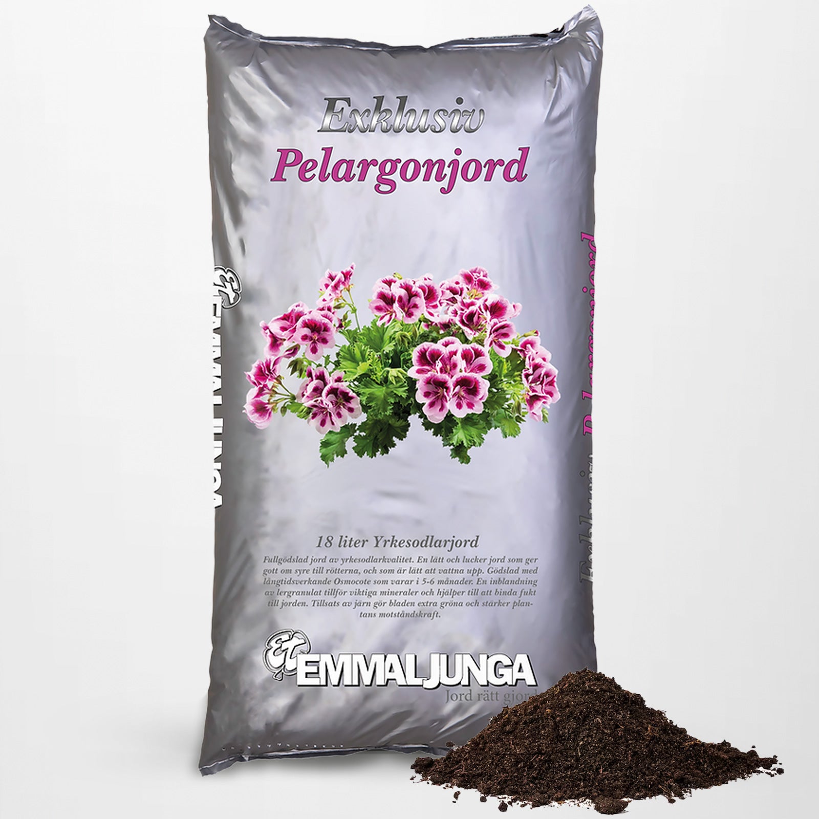 Emmaljunga Exlusiv Pelargonjord 50L - Helpall 39st