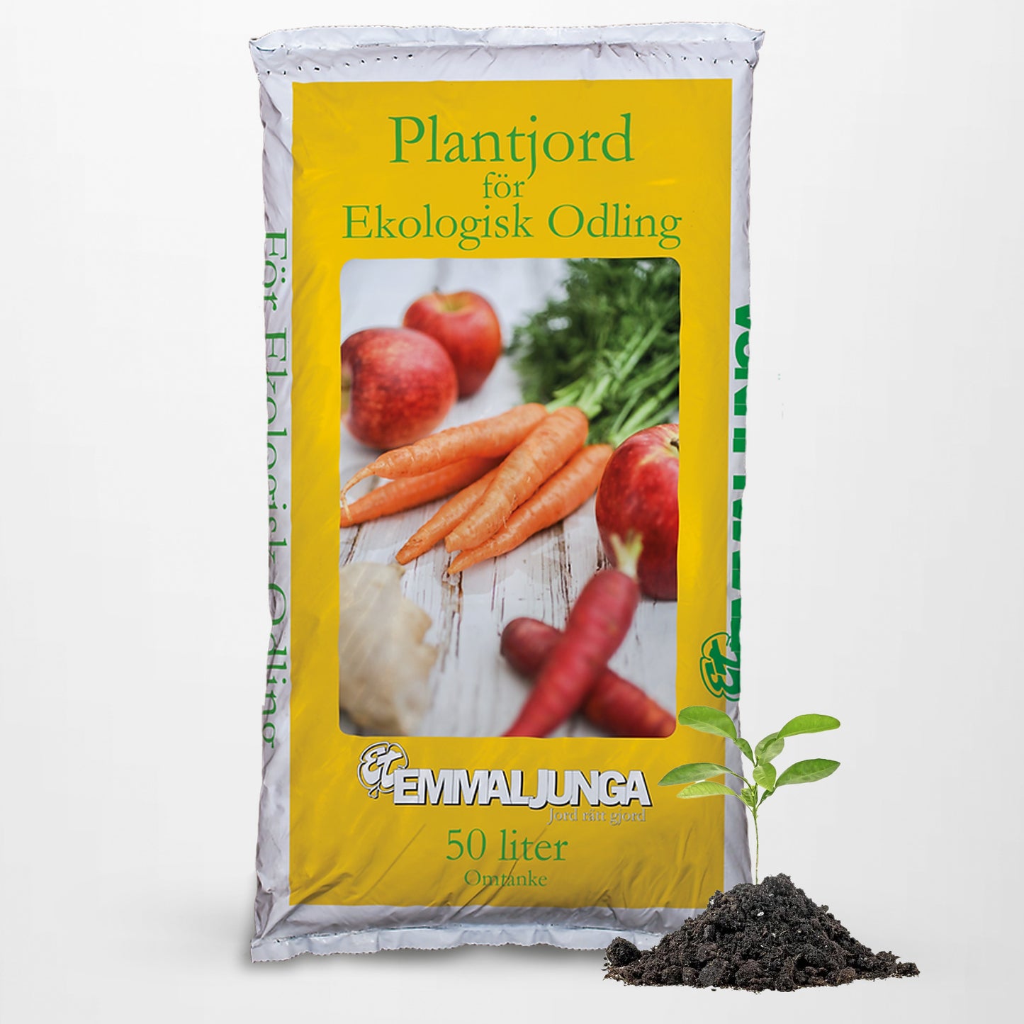 Emmaljunga Plantjord för Ekologisk odling 50L - Helpall 39st